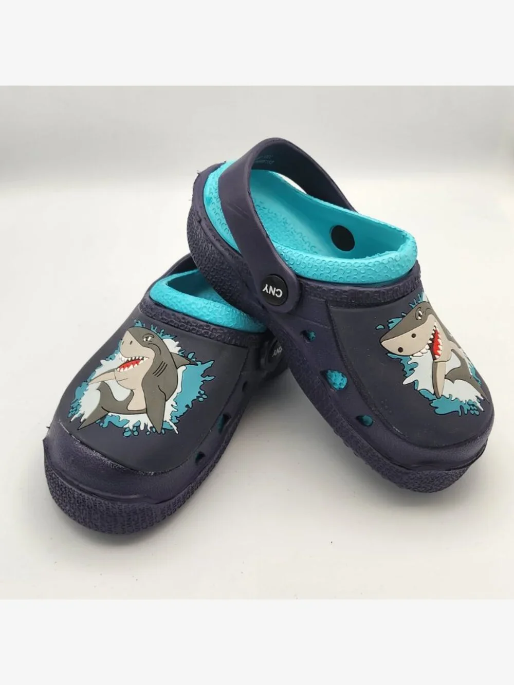 Blue Shark Waterproof Clogs | Kid's 10